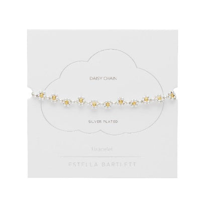 Estella Bartlett Daisy Chain Amelia Bracelet Silver Plated