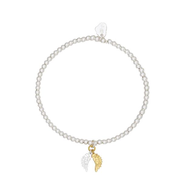 Estella Bartlett Wings Sienna Bracelet Silver Plated