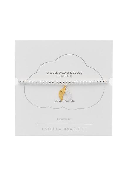 Estella Bartlett Wings Sienna Bracelet Silver Plated