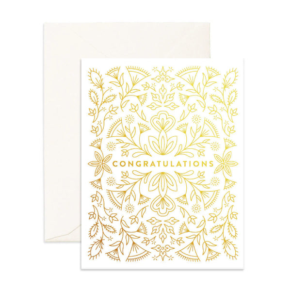 Fox & Fallow Congratulations Greeting Card