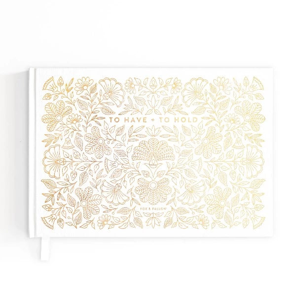 Fox & Fallow Wedding Guest Book Boxed