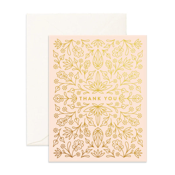 Fox & Fallow  Grecian Thank You Greeting Card