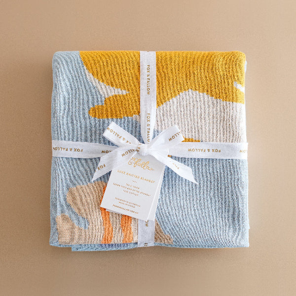 Fox & Fallow Ocean Creatures Blanket