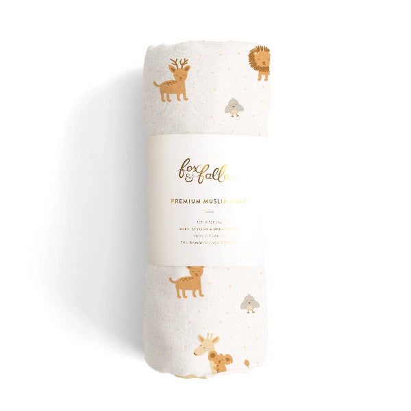 Fox & Fallow Organic Muslin Wrap Welcome Party