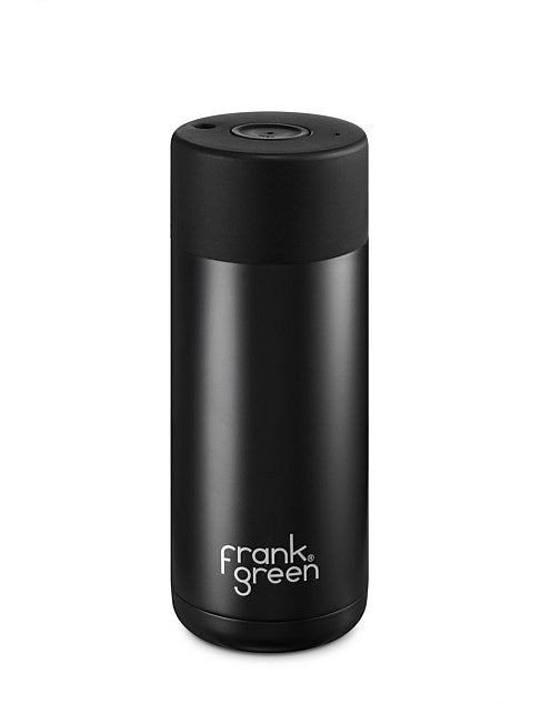 Frank Green 16oz Stainless Steel Ceramic Reusable Cup Push Lid 