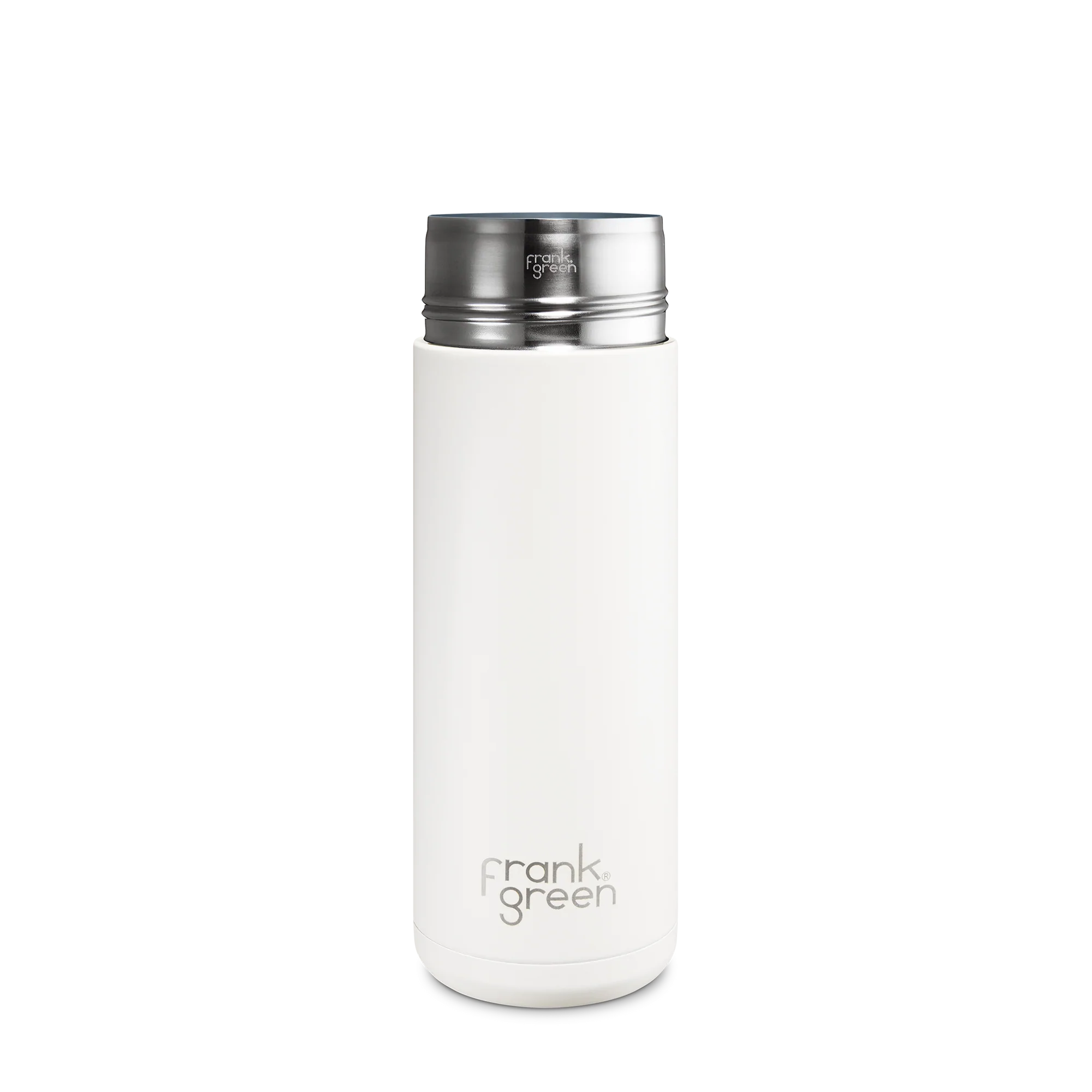 Frank Green 20oz Stainless Steel Ceramic Reusable Bottle Straw Lid Cloud