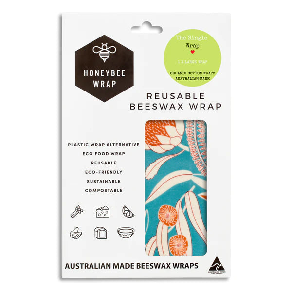 Honey Bee Wrap Large Single (35cmx34cm)