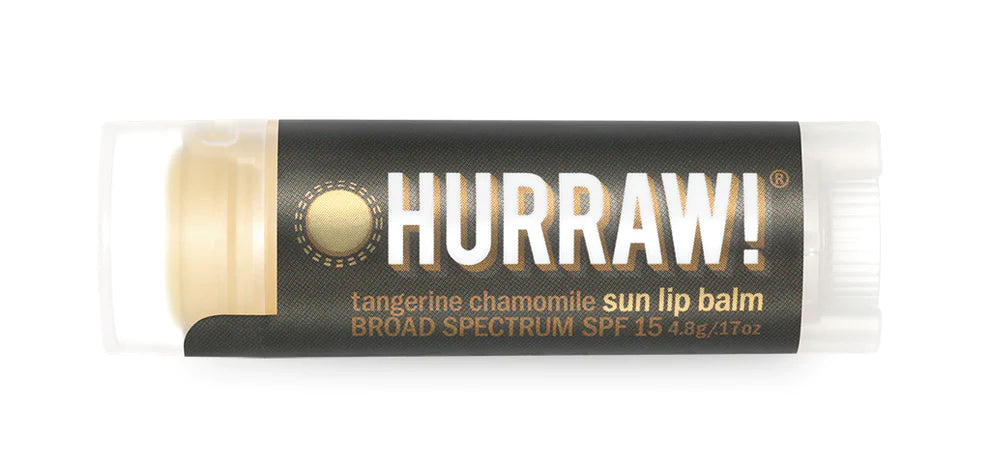 Hurraw! Tangerine and Chamomile Lip Balm SPF15