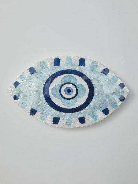 Jones & Co Iris Sky Blue Wall Art