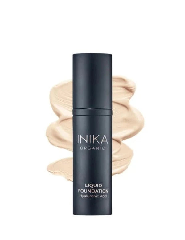 Inika Certified Organic Liquid Foundation with Hyaluronic Acid Cream 30ml