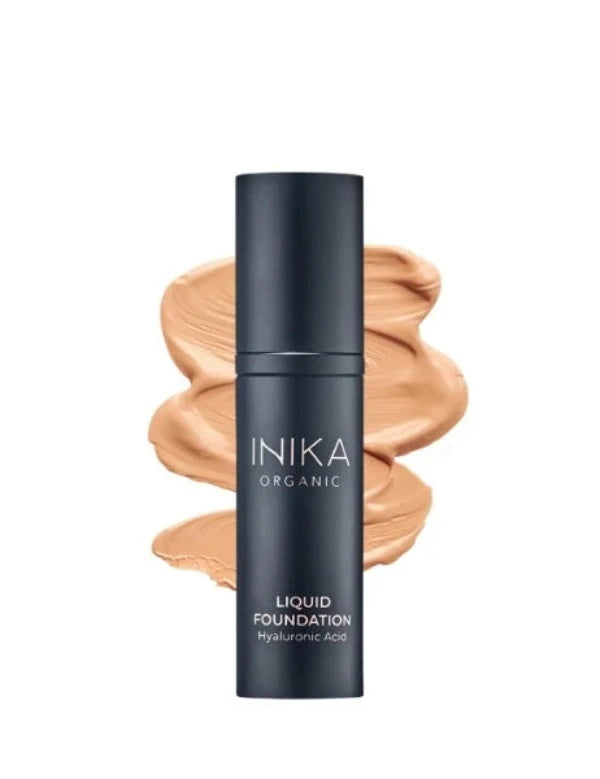 Inika Certified Organic Liquid Foundation with Hyaluronic Acid Honey 30m