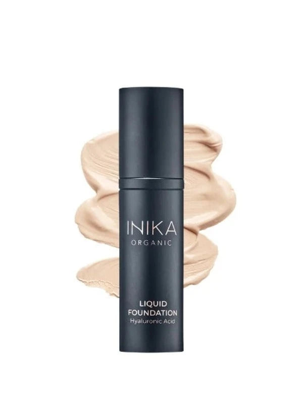 Inika Certified Organic Liquid Foundation with Hyaluronic Acid Nude 30ml