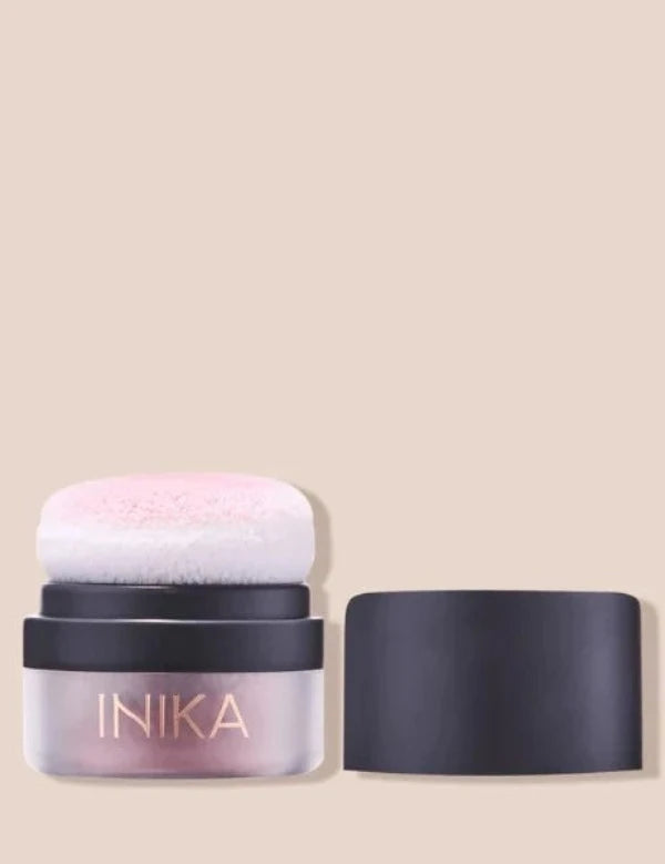 Inika Organic Mineral Blush Puff Pot Rosy Glow