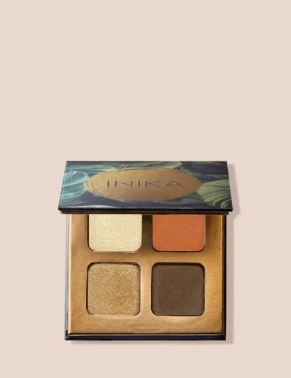 Inika Organic Quad Eyeshadow Palette Sunset