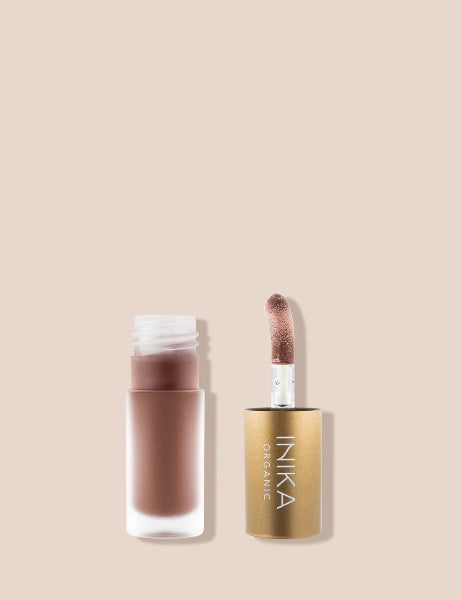 Inika Organic Tinted Lip Oil - Collagen + Squalane Cinnamon