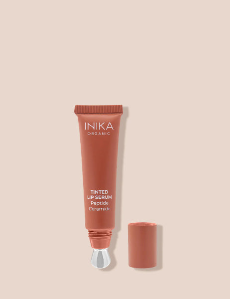 Inika Organic Tinted Lip Serum Peptide + Ceramide Rosewood