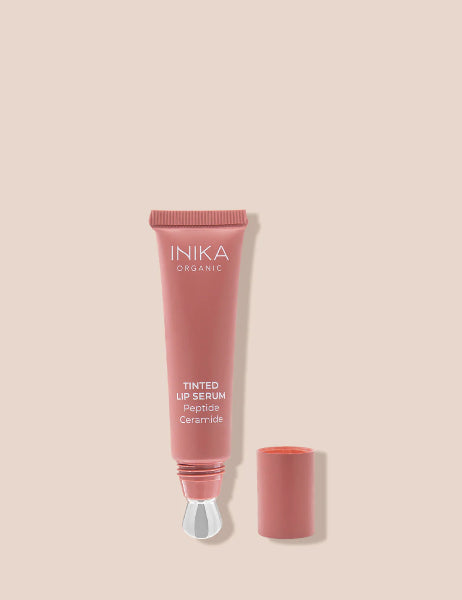 Inika Organic Tinted Lip Serum Peptide + Ceramide Peony