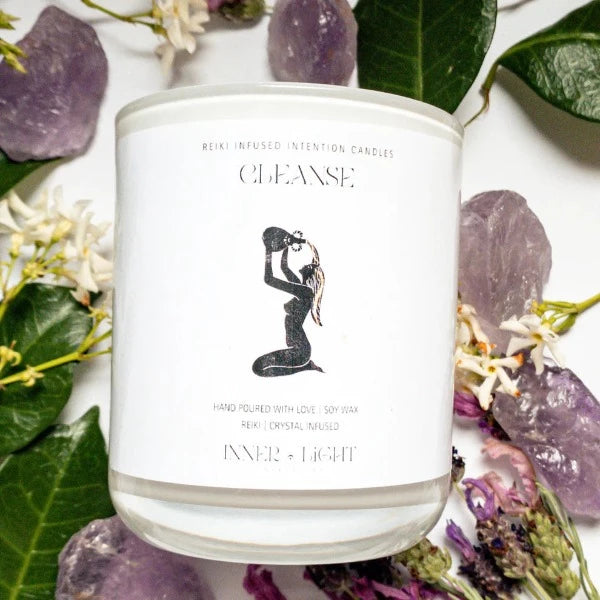 Inner Light Collective Cleanse Reiki Infused Intention Candle