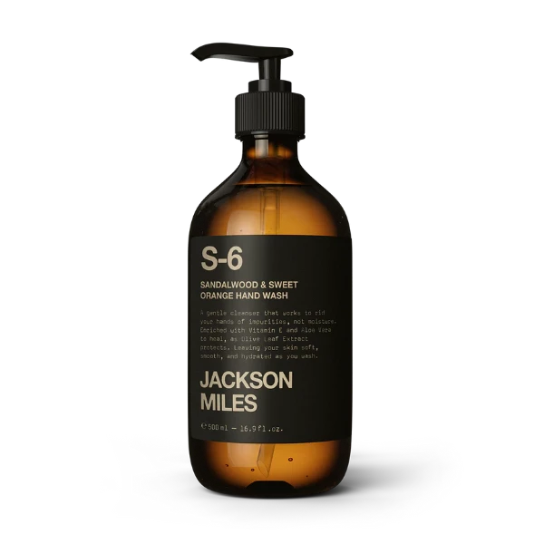Jackson Miles S-6 Sandalwood &amp; Sweet Orange Hand Wash  500ml