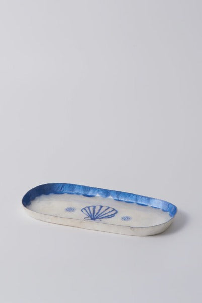 Jones & Co Atlantic Shell Tray Blue