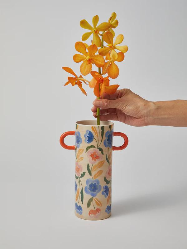 Jones &amp; Co Griffe Multi Floral Tall Vase