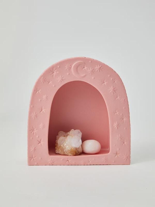 Jones & Co Luna Pink Wall Shelf