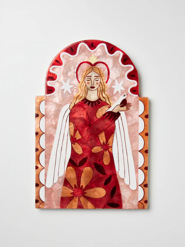 Jones & Co Gardienne Angel Pink Wall Art
