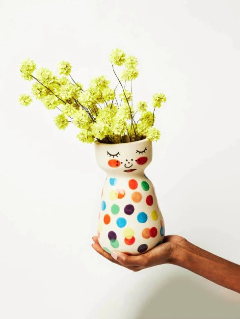 Jones &amp; Co Miss Cozette Spotty Vase