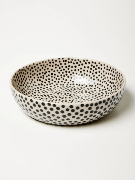 Jones &amp; Co Chino Dip Bowl Black Sprinkle