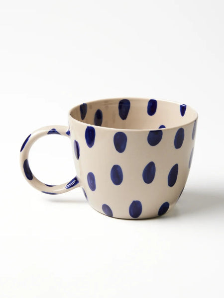 Jones &amp; Co Chino Mug Boss Blue Spot