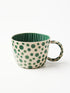Jones & Co  Chino Mug Green Spot