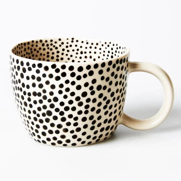 Jones &amp; Co Chino Mug Black Sprinkle