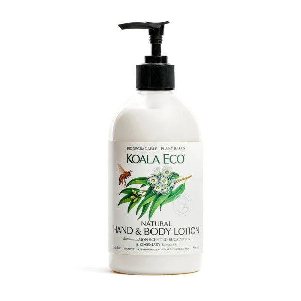 Koala Eco Natural Hand And Body Lotion Lemon Scented, Eucalyptus &amp; Rosemary 500ml