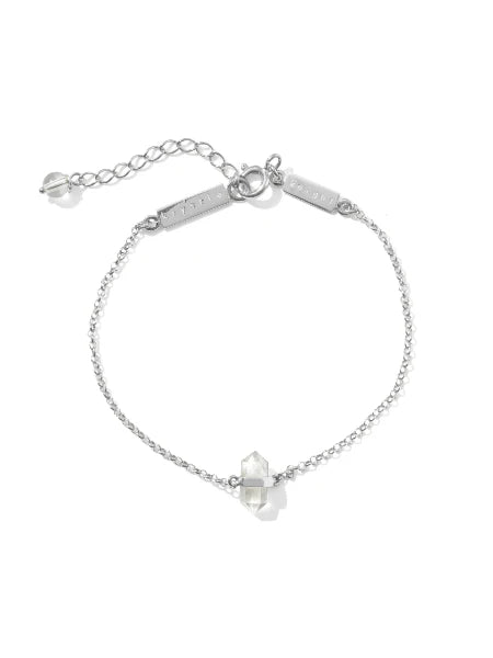 Krystle Knight Calming Bracelet Clear Quartz Silver