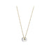 Krystle Knight Little Lily Necklace Clear Quartz Gold