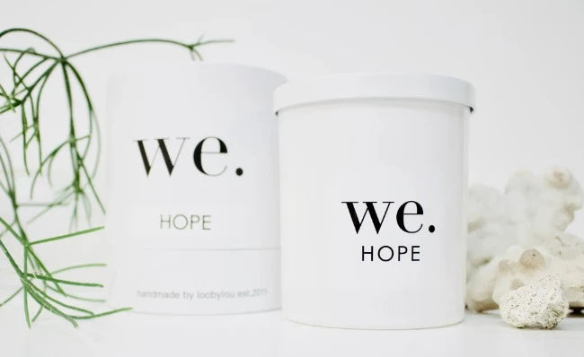 Loobylou WE. Collection Candle Hope