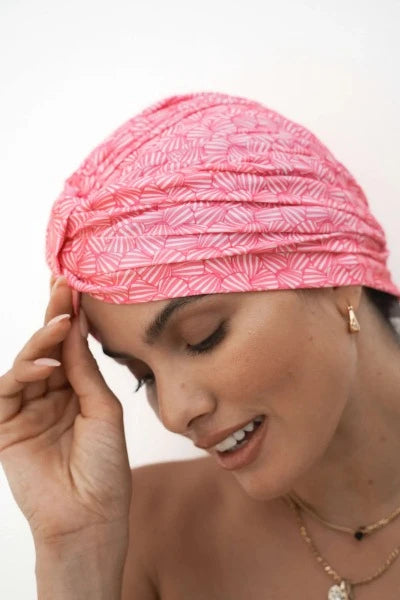 Louvelle Amelie Shower Cap in Sweet Shells