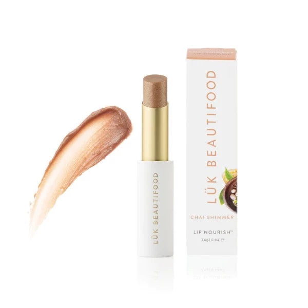 Luk Beautifood Natural Lipstick Chai Shimmer