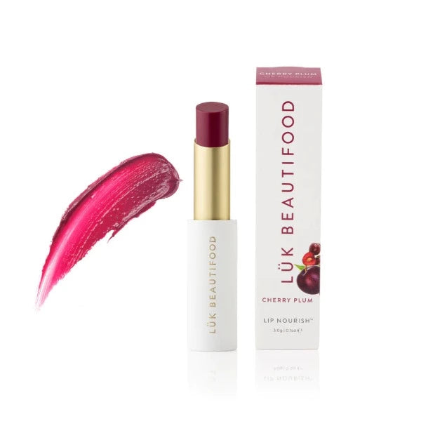 Luk Beautifood Natural Lipstick Cherry Plum
