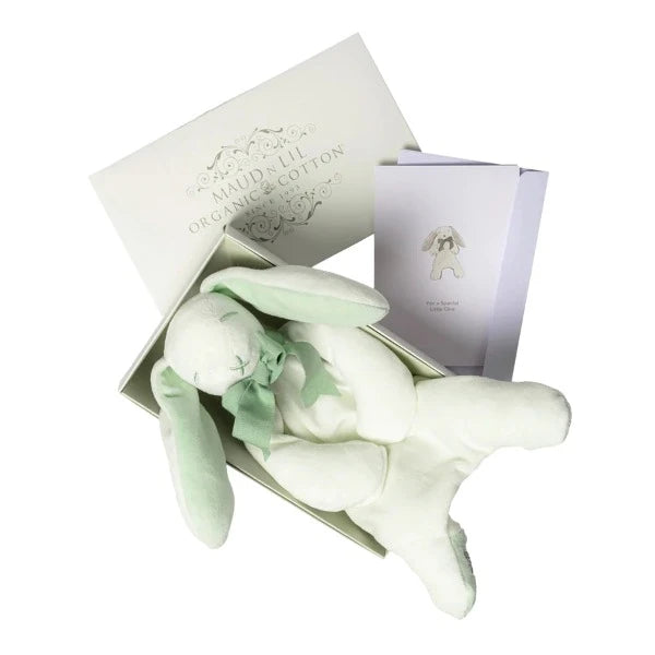 Maud n Lil Mini Comforter Mint Bunny