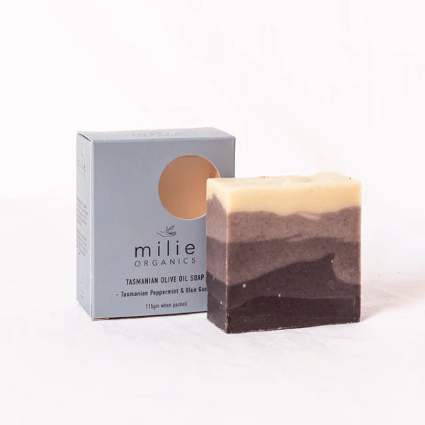 Milie Organics Tasmanian Peppermint &amp; Blue Gum Soap