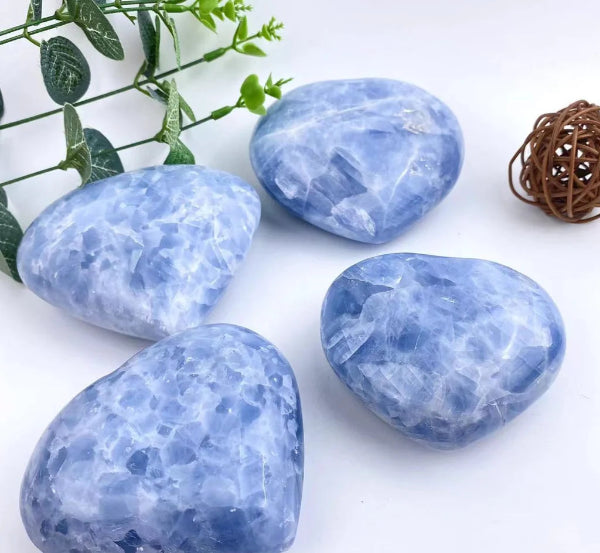 MoonRitualsBlueCalciteCelestineCrystalHeartPeace_Communication