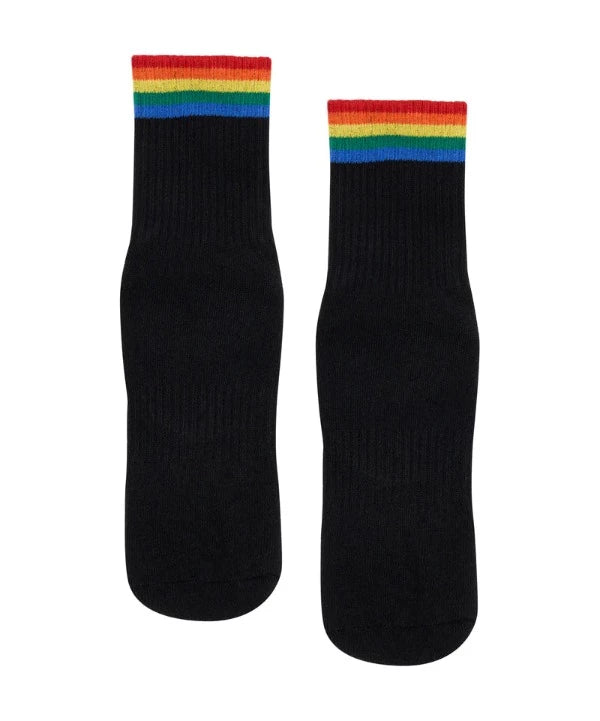 Move Active Classic Crew - Pride Stripes Grip Socks M
