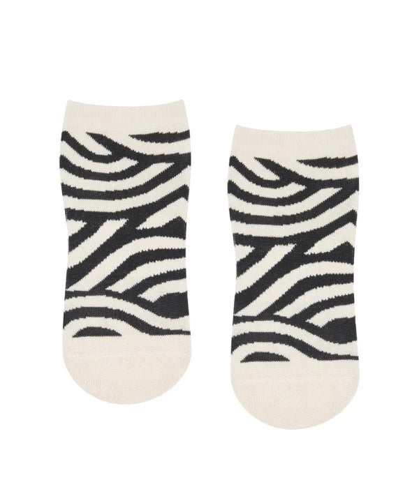 Move Active Classic Low Rise - Monochrome Momentum Grip Socks S