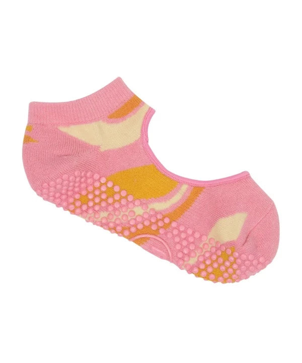 Move Active Slide On - Funky Wave Grip Socks S