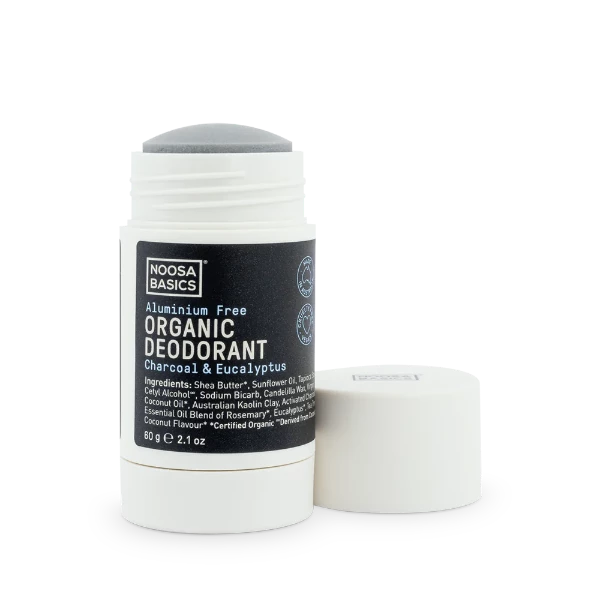 Noosa Basics Organic Deodorant Stick Activated Charcoal