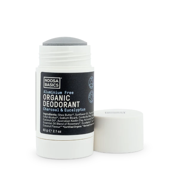 Noosa Basics Organic Deodorant Stick Activated Charcoal 