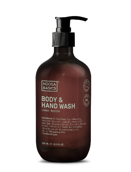 Noosa Basics Body &amp; Hand Wash Lemon Myrtle 500ml