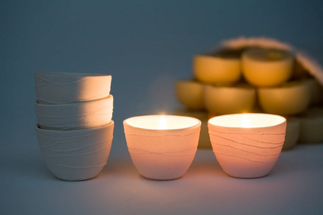 Northern Lights Lightbowl Ceramic tealight holder