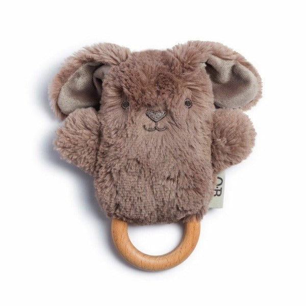 O.B Designs Soft Rattle Teether | Byron Bunny